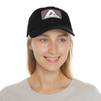Dad Hat with Leather Patch - Image 4