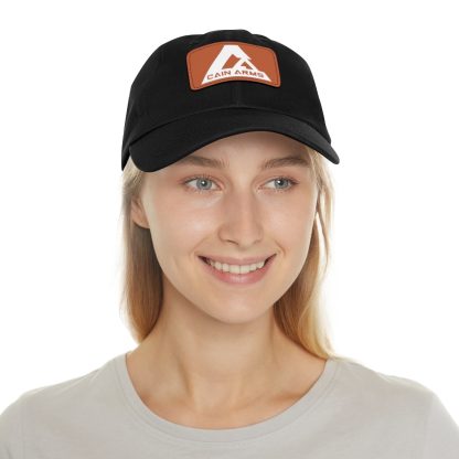Dad Hat with Leather Patch - Image 32