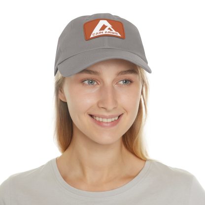 Dad Hat with Leather Patch - Image 81